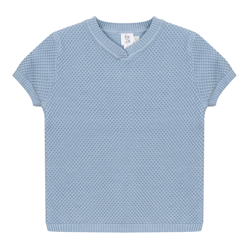 Mr. Mr. Textured Short Sleeve Sweater