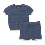 Hopscotch Textured Knit Baby Set
