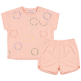Hopscotch Baby Short Set - Apricot