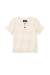 Space Grey Boys Printed Gauze Shirt