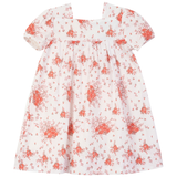 Space Grey Girls Floral Printed Dress