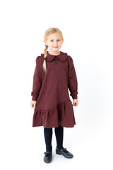 Bonjoy Ruffle Collar Dress