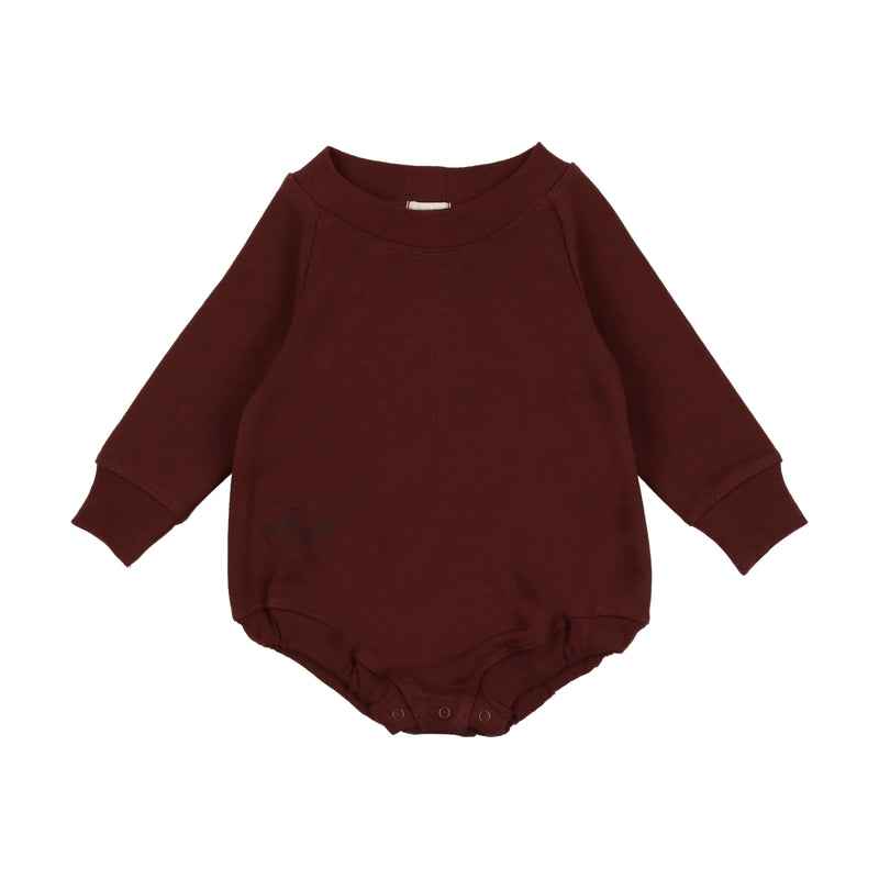 Analogie Mon Coeur Sweatshirt Romper