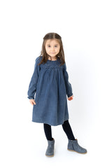 Bonjoy Crochet Denim Dress