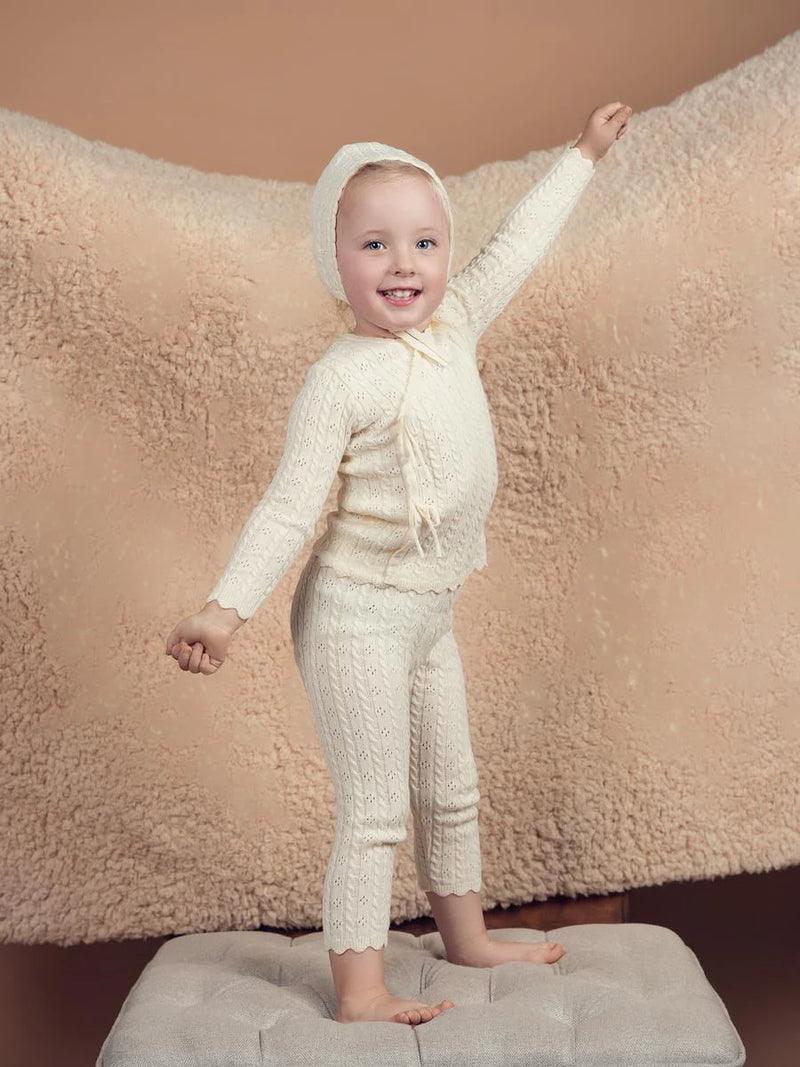 Teela Side Knit Set Ivory