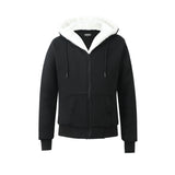 T.O. Removable Fur Hoodie - White