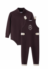 Coco Blanc Long Knit Romper Set
