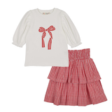 Teela Gingham Top and Skirt