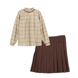 Elle Rae Plaid Set