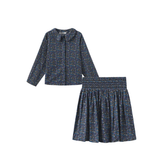 Lilou Hanna Floral Blouse and Skirt Set