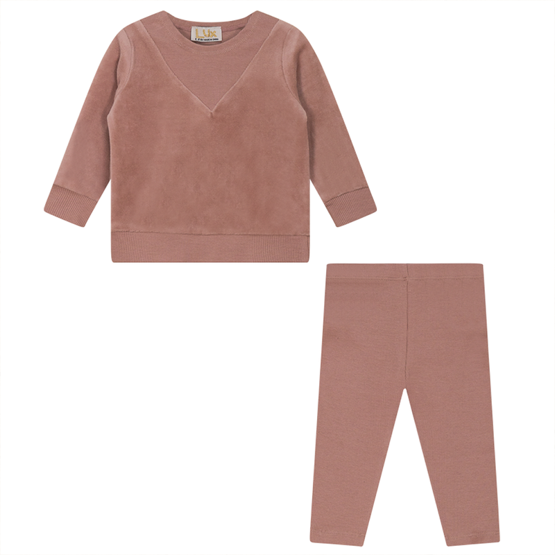 Lux Merci Velvet Baby Set