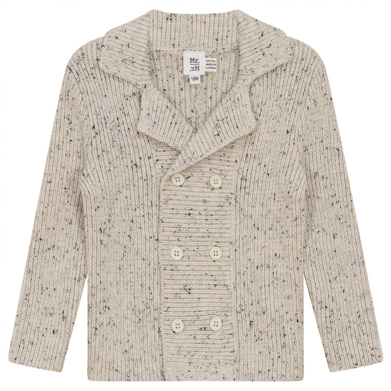 Mr. Mr. Boys Speckled Knit Cardigan
