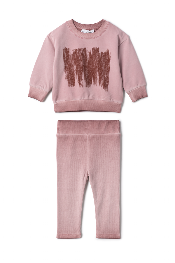 Charlotte & George Painted Print Set - Rose