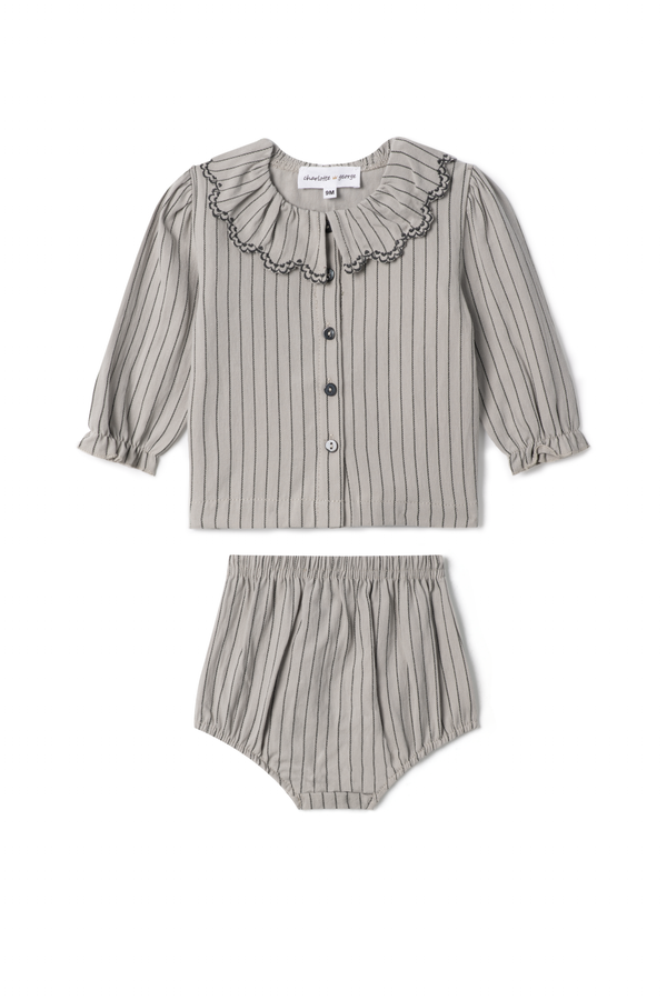 Charlotte & George Ruffle Collar Baby Set