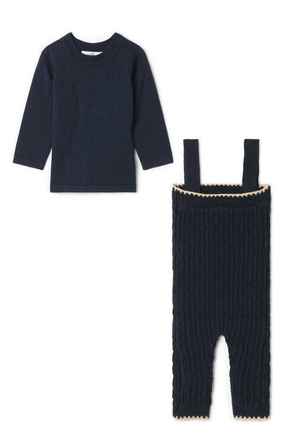 TUA Knit Overall Set