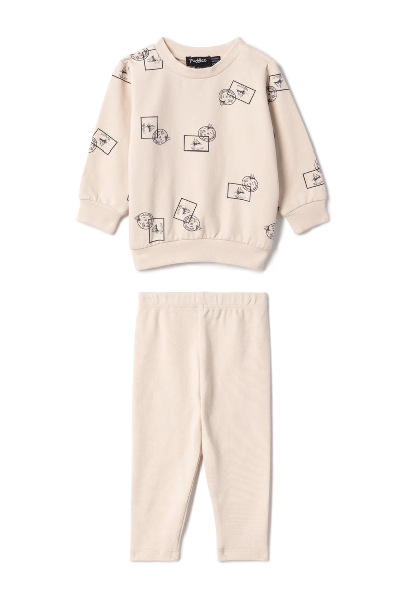 Puddles Stamp Print Set Blue