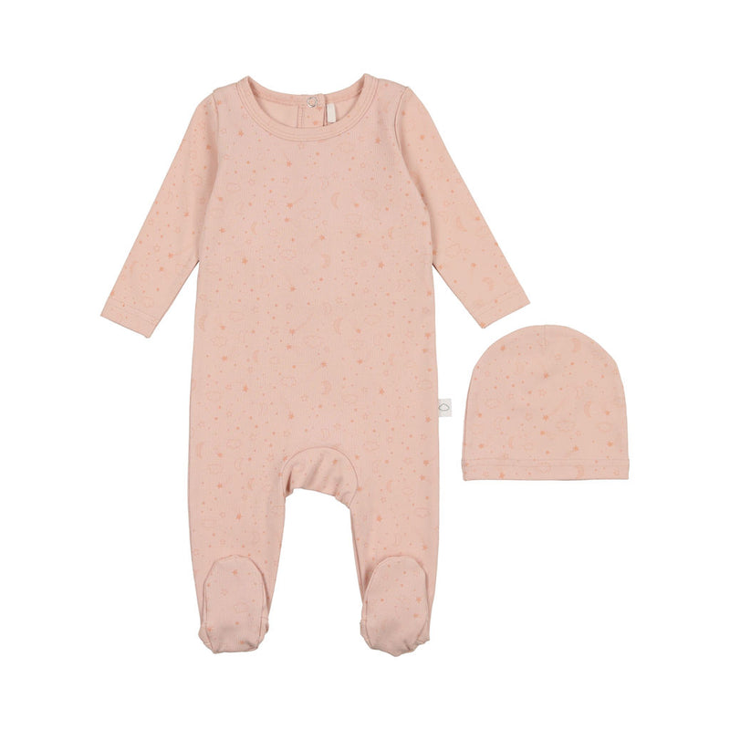 Pouf Cloud Print Footie
