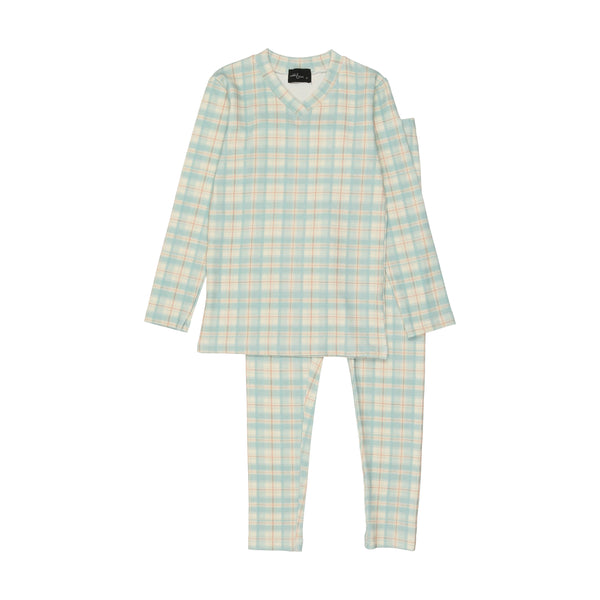 Cuddle and Coo Pastel Plaid Pajamas