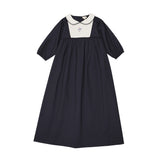 Lil Legs Bib Maxi 3/4 Sleeve - Navy