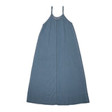 Lil Legs Denim Maxi Slip Dress Blue Tencel
