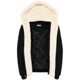 T.O. Removable Fur Hoodie - Off White