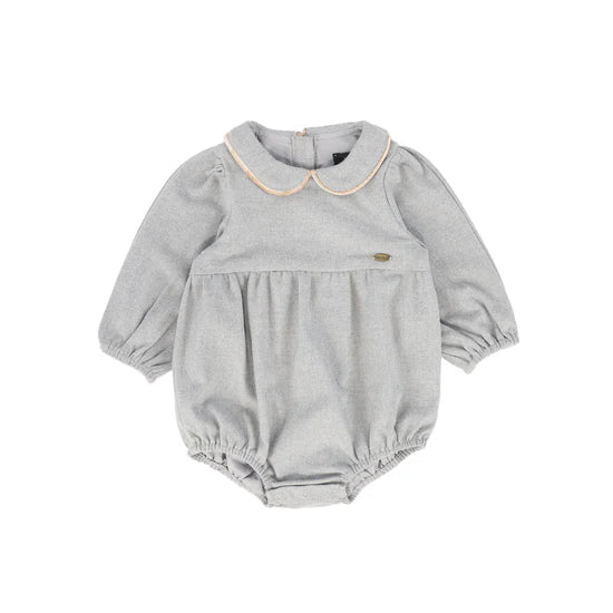 Bamboo Wool Piped Romper