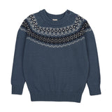 Analogie Heirloom Knits Boys Sweater - Dried Blue