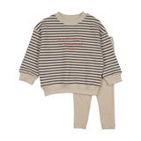 Analogie Bold Boy Stripe Sweatshirt Set