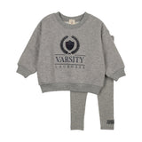 Analogie Fan Club Boys Sweatshirt Set Blogo  - Lt Gray Heather