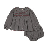 Analogie Plaid Edition Girls Toddler Set  - Soft Grey Plaid