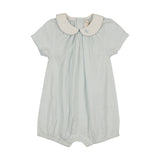 Analogie Mountain Meadow Boys Bubble Romper - Clear Blue