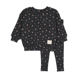 Analogie Printed Toddler Set - Black Print