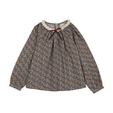 Analogie Home Garden Lace Trim Collared Blouse