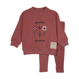 Analogie Flower Sweatshirt Set