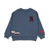 Analogie Patch Boy Sweatshirt  - Vintage Blue