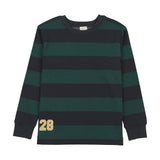 Analogie Fan Club Boys Tee  - Varsity/Navy Green