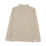 Analogie Sweet Campaign Printed Mockneck  - Ecru