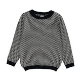 Analogie Long Sleeve Crewneck Sweater - Navy
