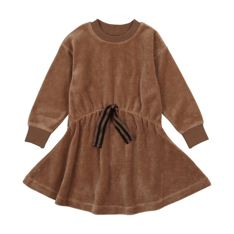Analogie Velour Dress