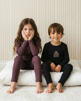 Lil Legs Classic Lounge Set  - Black