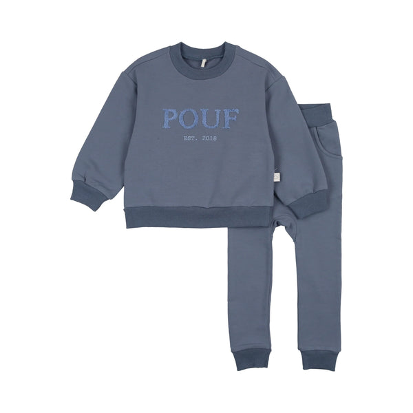 Pouf Sweatsuit Blue