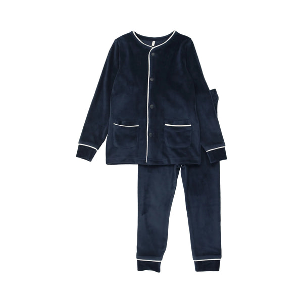 Pouf Velour PJ Navy