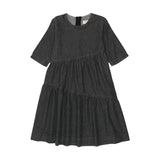 Teela Zigzag Denim Seam Dress
