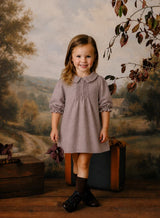 Mini P Smock Detail Wool Dress